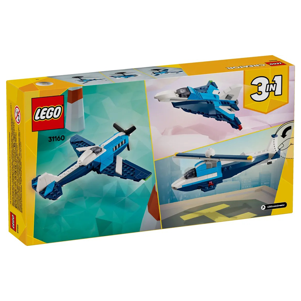 Lego31160 Lego Creator 3in1 Aircraft: Race Planepapell.gr