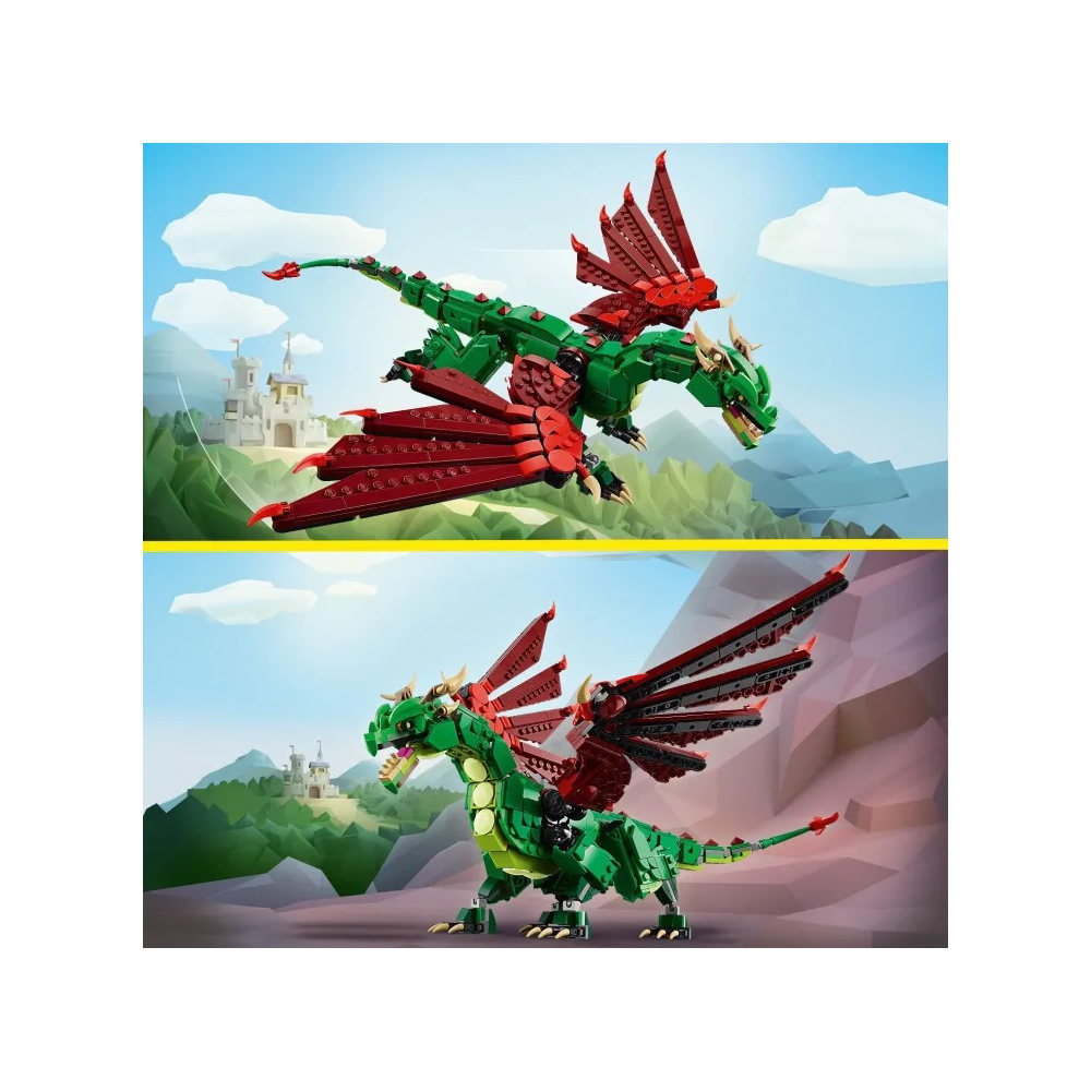 Lego31161 Lego Creator 3in1 Medieval Dragonpapell.gr