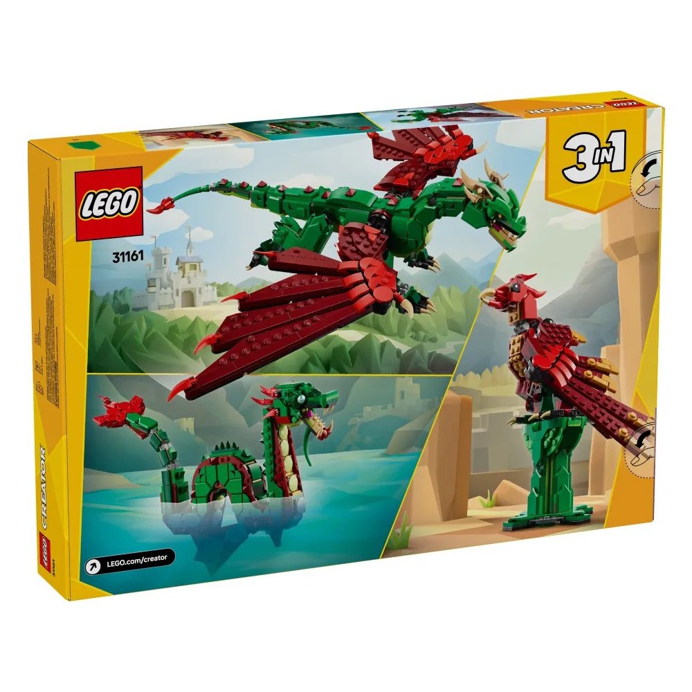 Lego31161 Lego Creator 3in1 Medieval Dragonpapell.gr