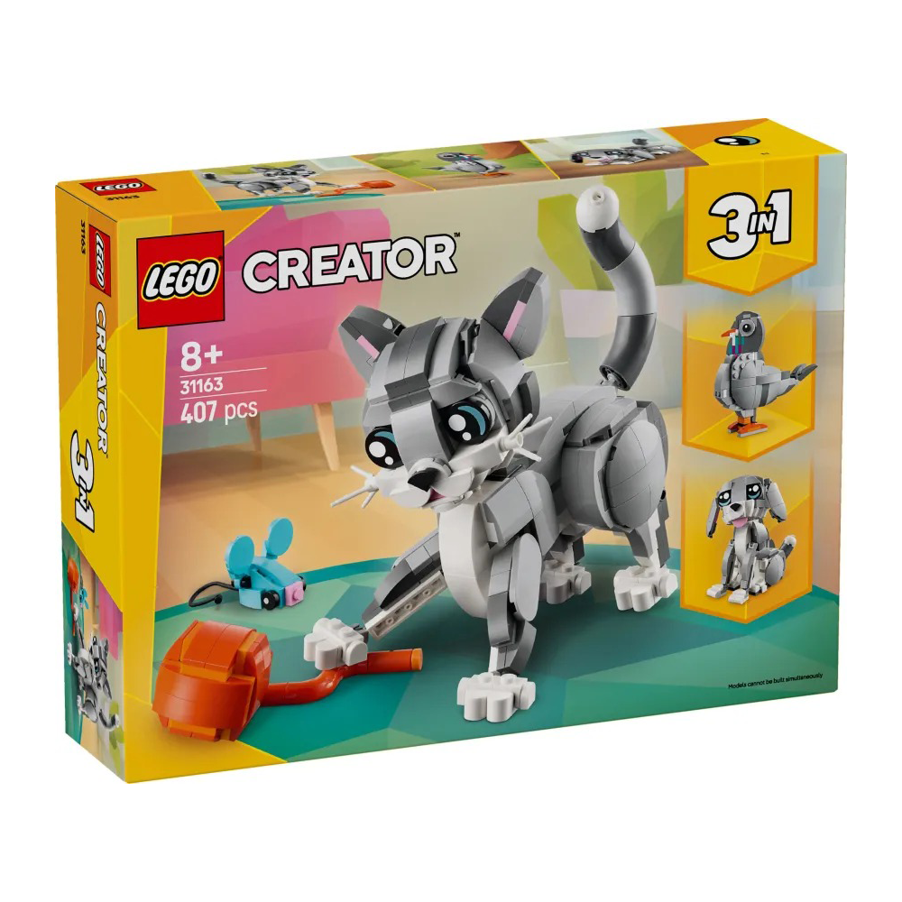 Lego31163 Lego Creator 3in1 Playful Catpapell.gr