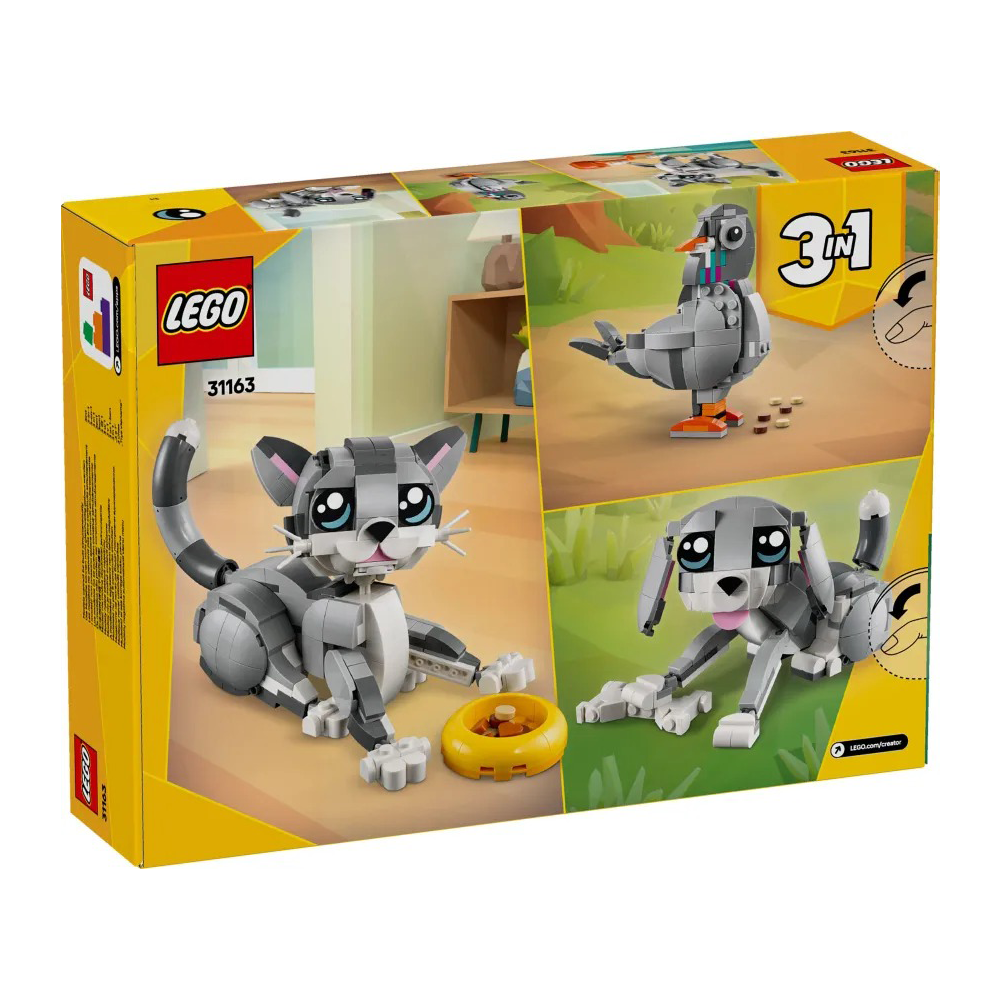 Lego31163 Lego Creator 3in1 Playful Catpapell.gr