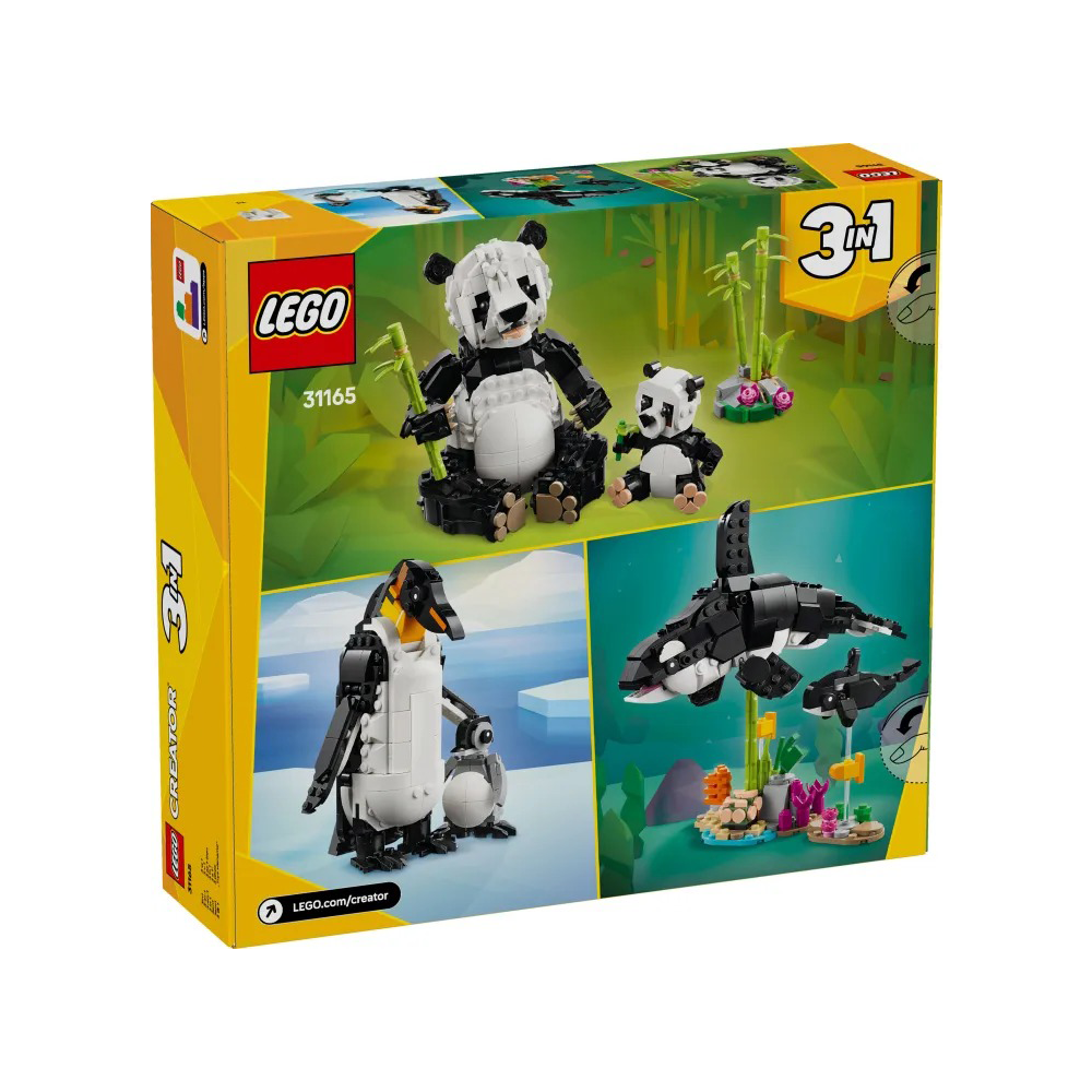 Lego31165 Lego Creator 3in1 Wild Animals: Panda Familypapell.gr