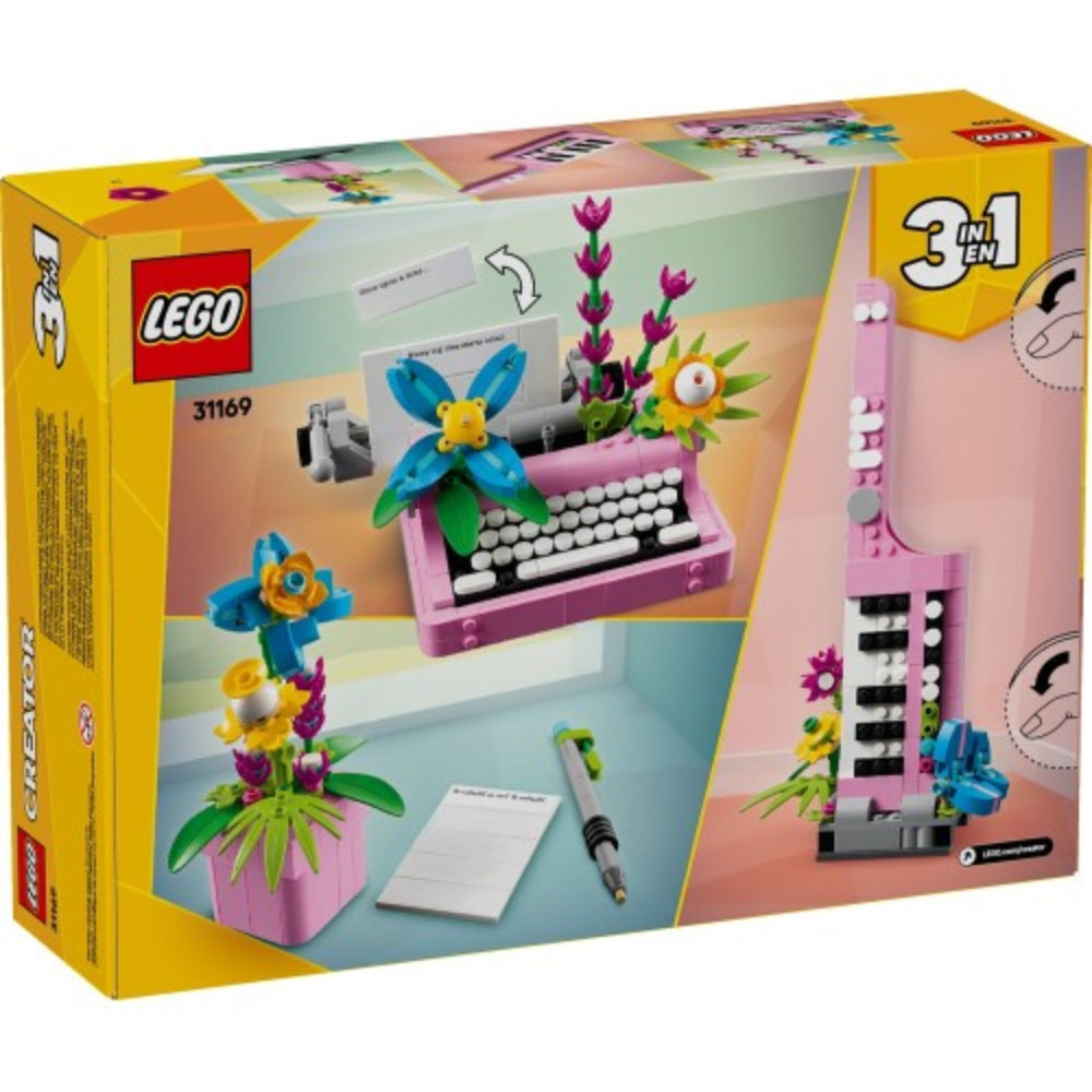 Lego31169 Lego Creator Typewriter With Flowerspapell.gr