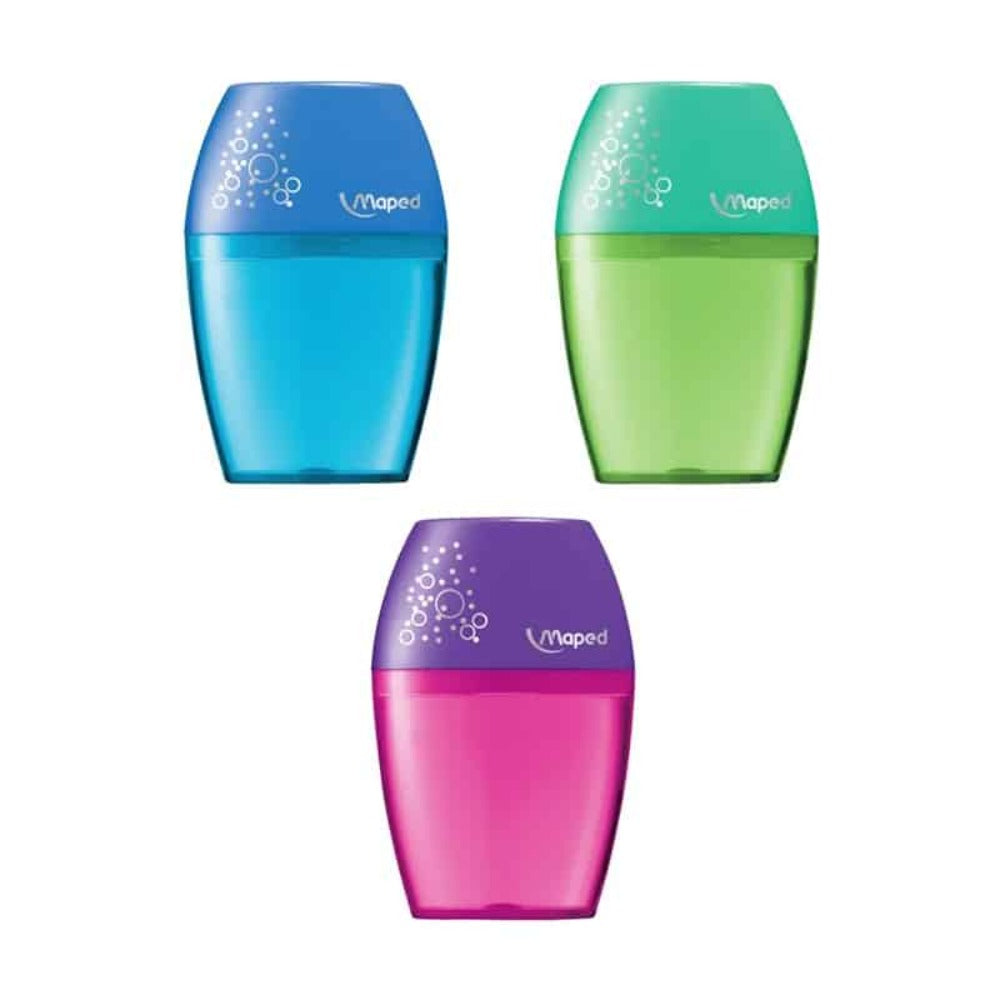 Maped Ξυστρα Shaker 1 Τρυπα 3 Χρωματα