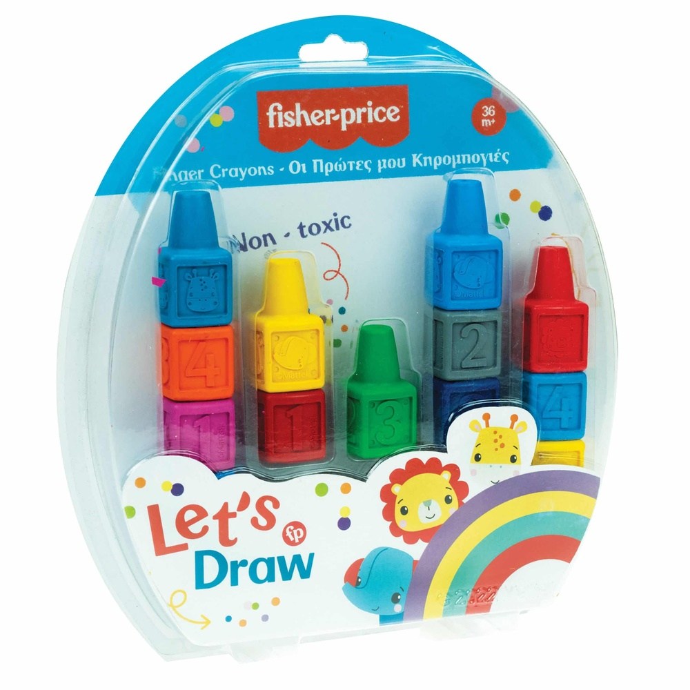 GIMGim Κηρομπογιές Δακτύλων Fisher Price 13 Τεμαχίωνpapell.gr