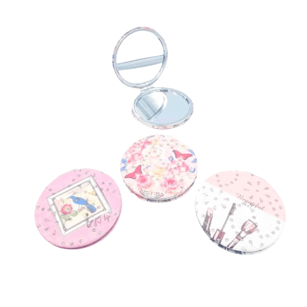 OEMΚαθρεφτάκι Τσέπης Με Στρας Στρόγγυλοpapell.gr