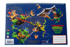 Gim Μπλοκ Ζωγραφικης 23X33 40Φυλλα +Sticker .Ninja Turtles