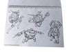 Gim Μπλοκ Ζωγραφικης 23X33 40Φυλλα +Sticker .Ninja Turtles