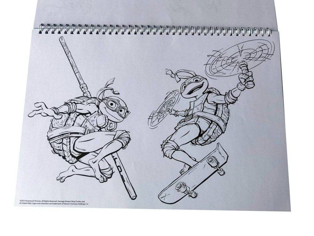 Gim Μπλοκ Ζωγραφικης 23X33 40Φυλλα +Sticker .Ninja Turtles