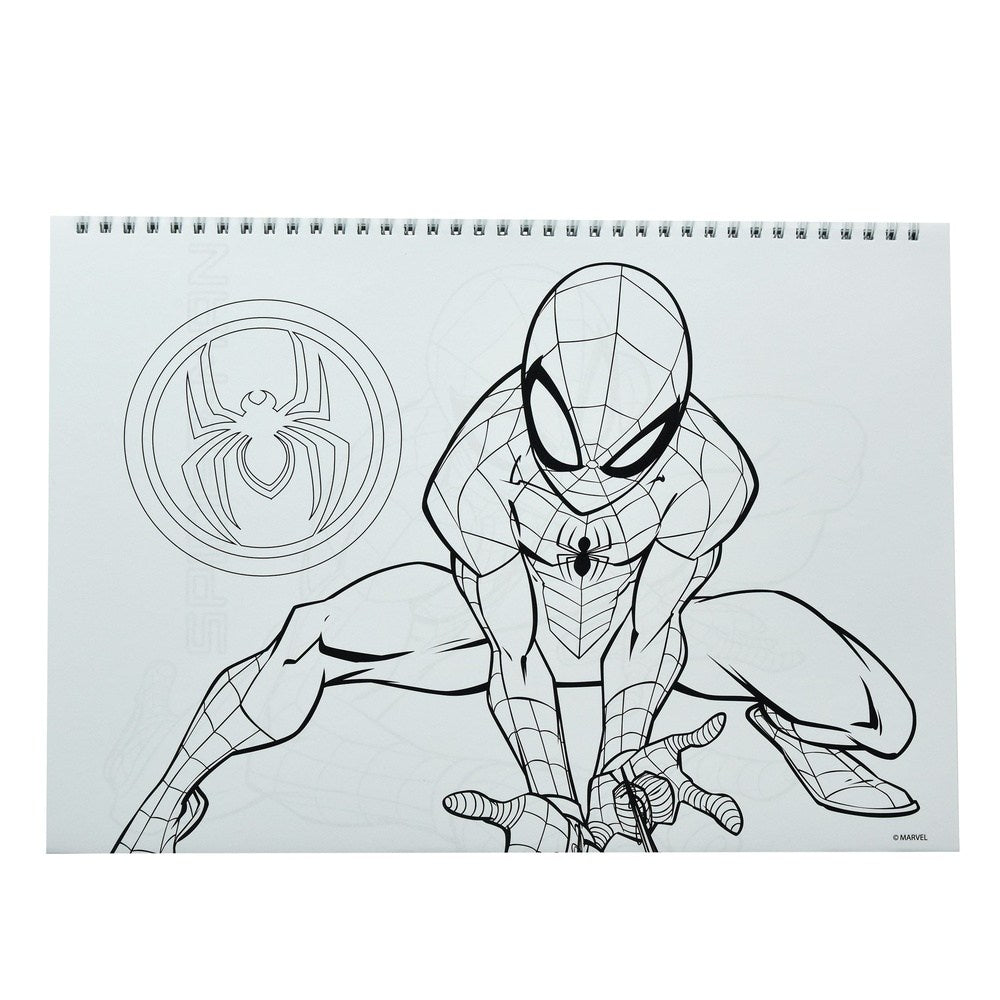 Gim Μπλοκ Ζωγραφικης 23X33 40Φυλλα +Sticker Spiderman