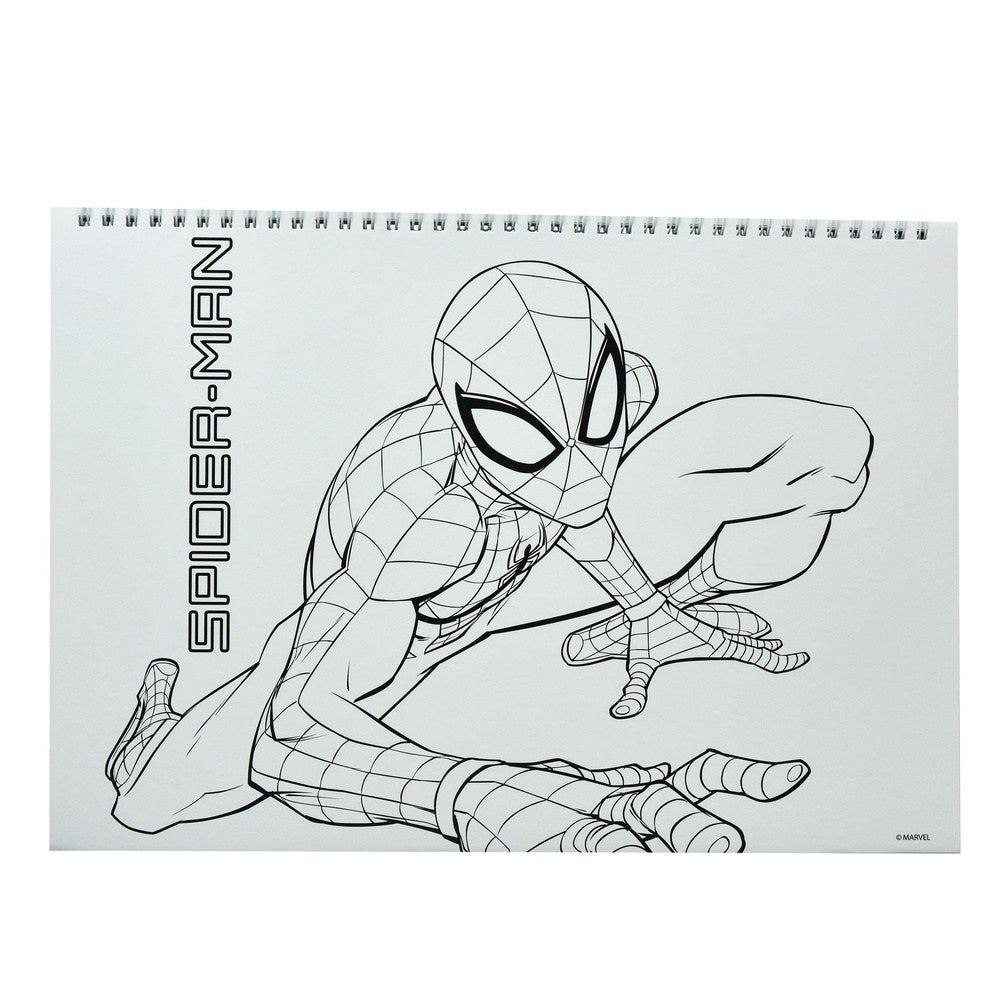 Gim Μπλοκ Ζωγραφικης 23X33 40Φυλλα +Sticker Spiderman