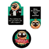 Meshu Μαγνητικοί Σελιδοδείκτες Funny Pug 3 Τμχ
