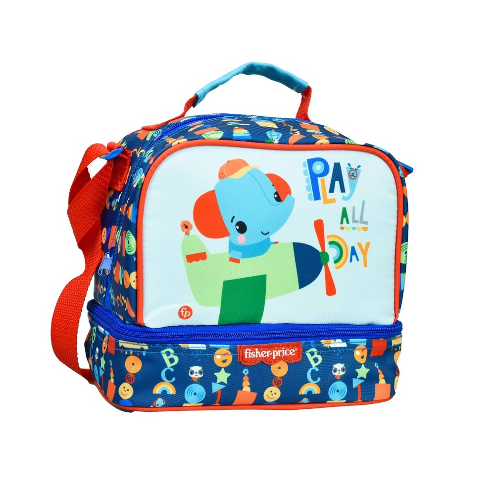 Gim Τσαντακι Φαγητου Obαλ Airplane Fisher Price