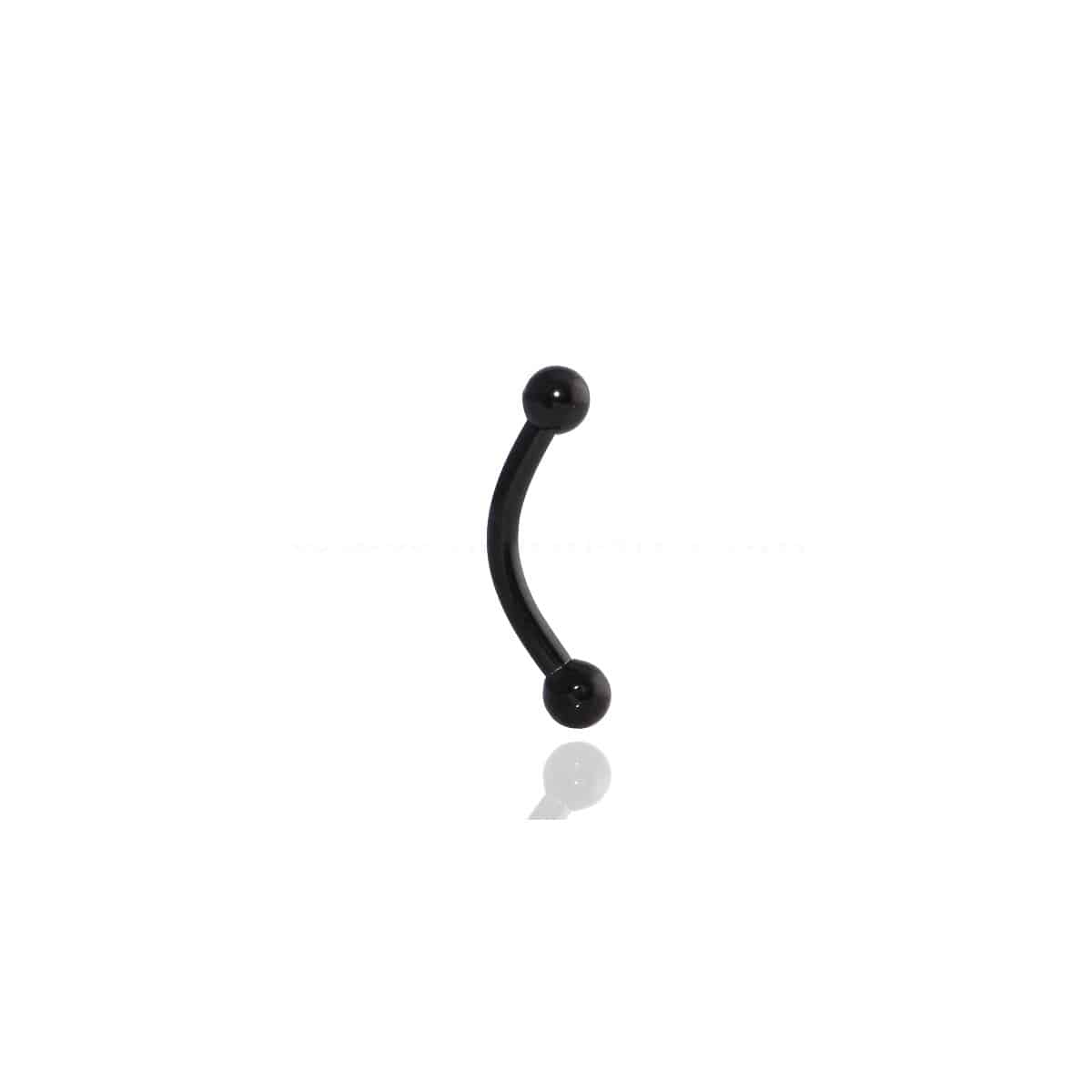 Σκουλαρικι Μαυρη Banana 1,2X8/10X2,5Mm