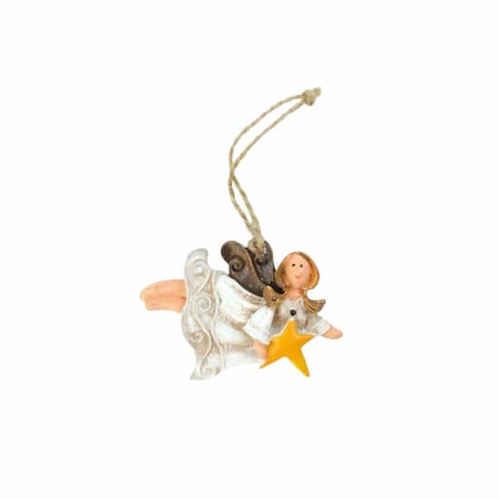 TrademarktΧριστουγεννιατικο Στολιδι Κεραμικο Αγγελακι Αστερι 7 Εκpapell.gr