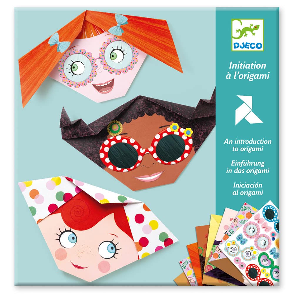 Djeco Origami Κατασκευη 'Προσωπακια Κοριτσιων'