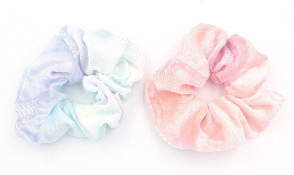 Σουρες Μαλλιων Βελουτε Πολυχρωμες 2 Τμχ