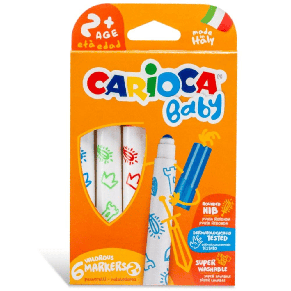 CariocaCarioca Baby Μαρκαδοροι 6 Χρωματαpapell.gr