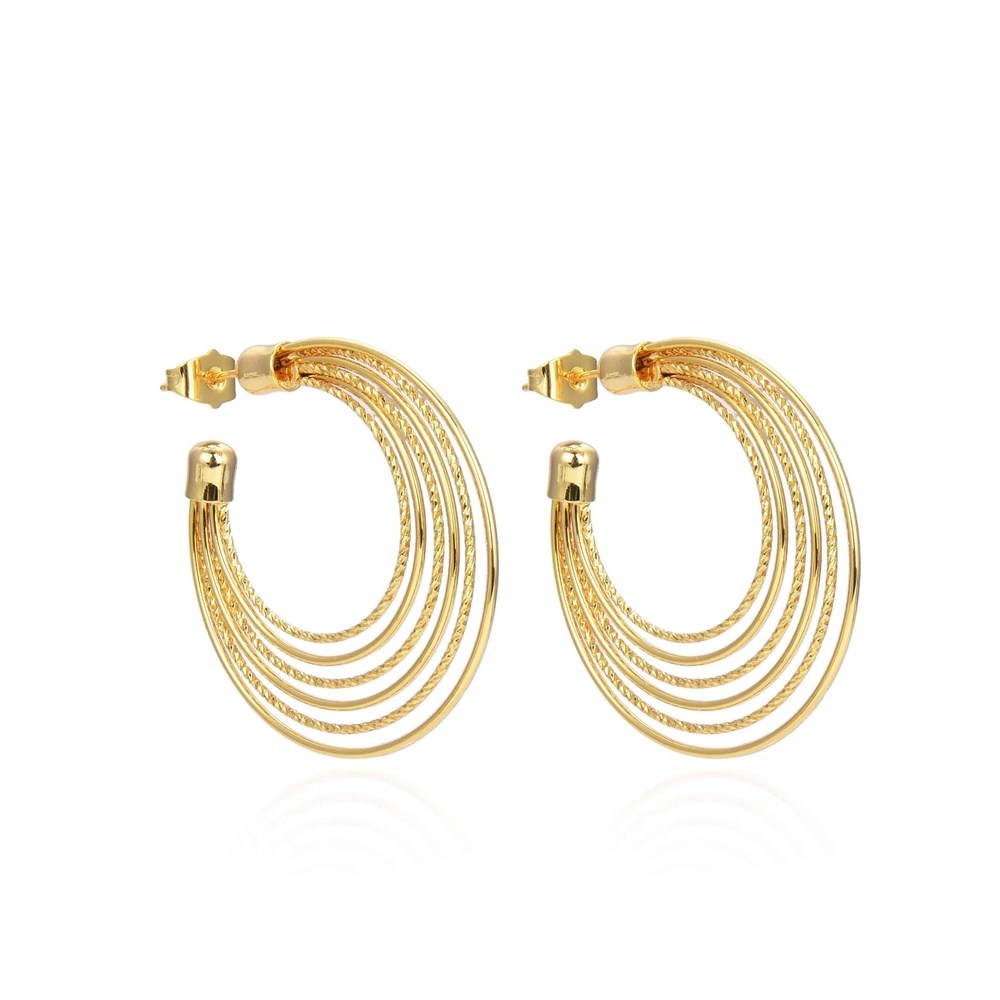 Asimi Κρικοι Πολλαπλοι Επιχρυσοι Stainless Steel Φ4Cm