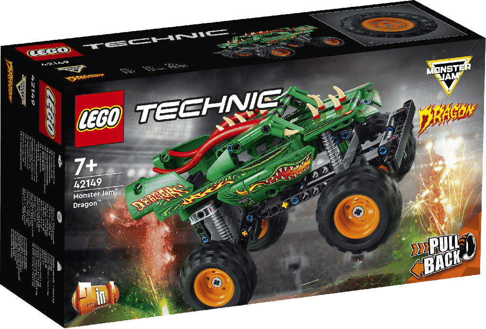 42149 Lego Technic Monster Jam Dragon