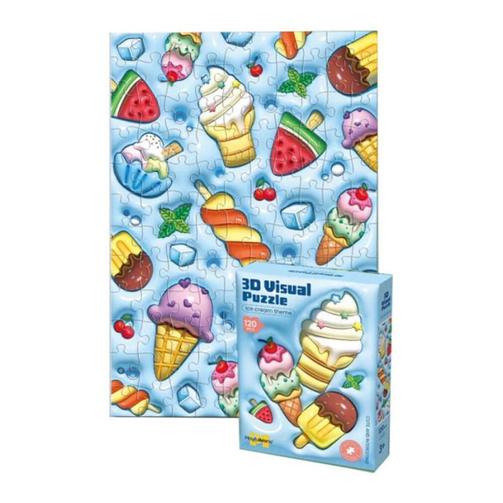 Puzzle 3D Παγωτά 120 Τμχ