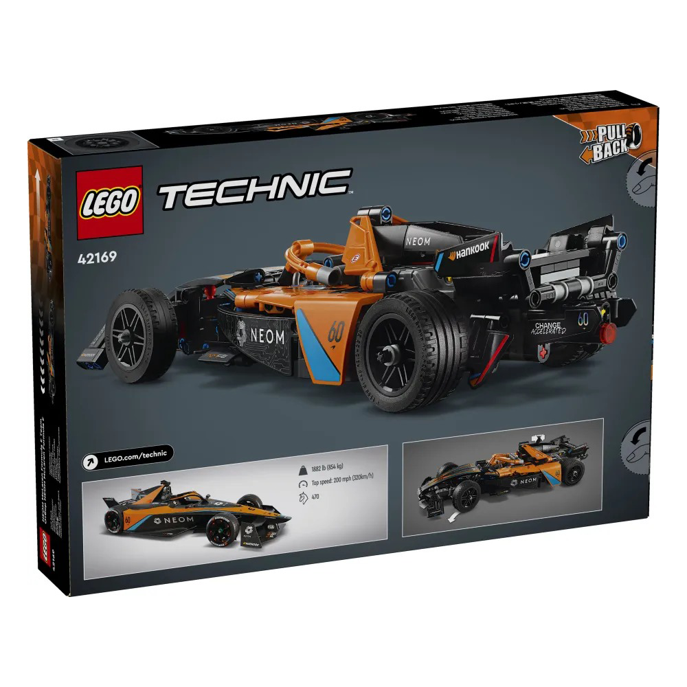 42169 Lego Technic Neon McLaren Formula E Race Car