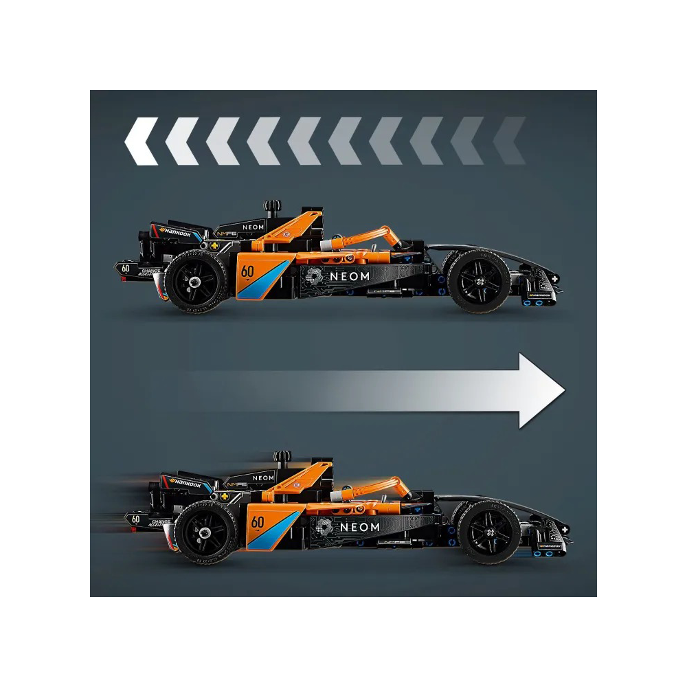 42169 Lego Technic Neon McLaren Formula E Race Car