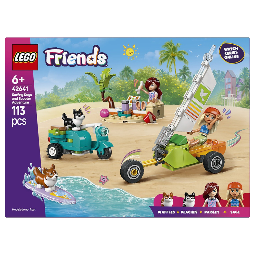 Lego42641 Lego Friends Surfing Dogs & Scooter Adventurepapell.gr