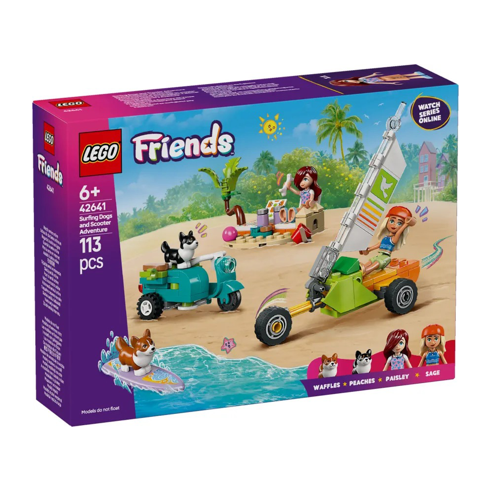 Lego42641 Lego Friends Surfing Dogs & Scooter Adventurepapell.gr