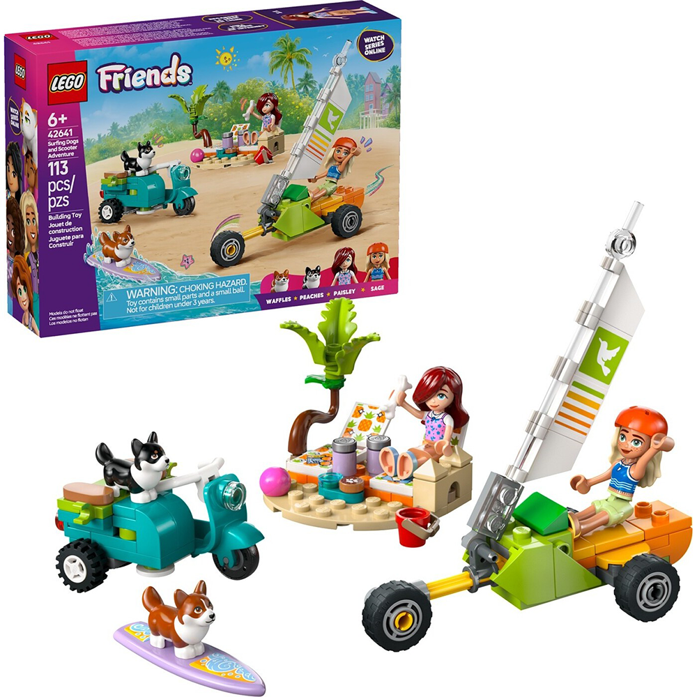 Lego42641 Lego Friends Surfing Dogs & Scooter Adventurepapell.gr