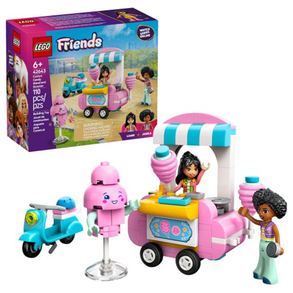 Lego42643 Lego Friends Cotton Candy Stand & Scooterpapell.gr