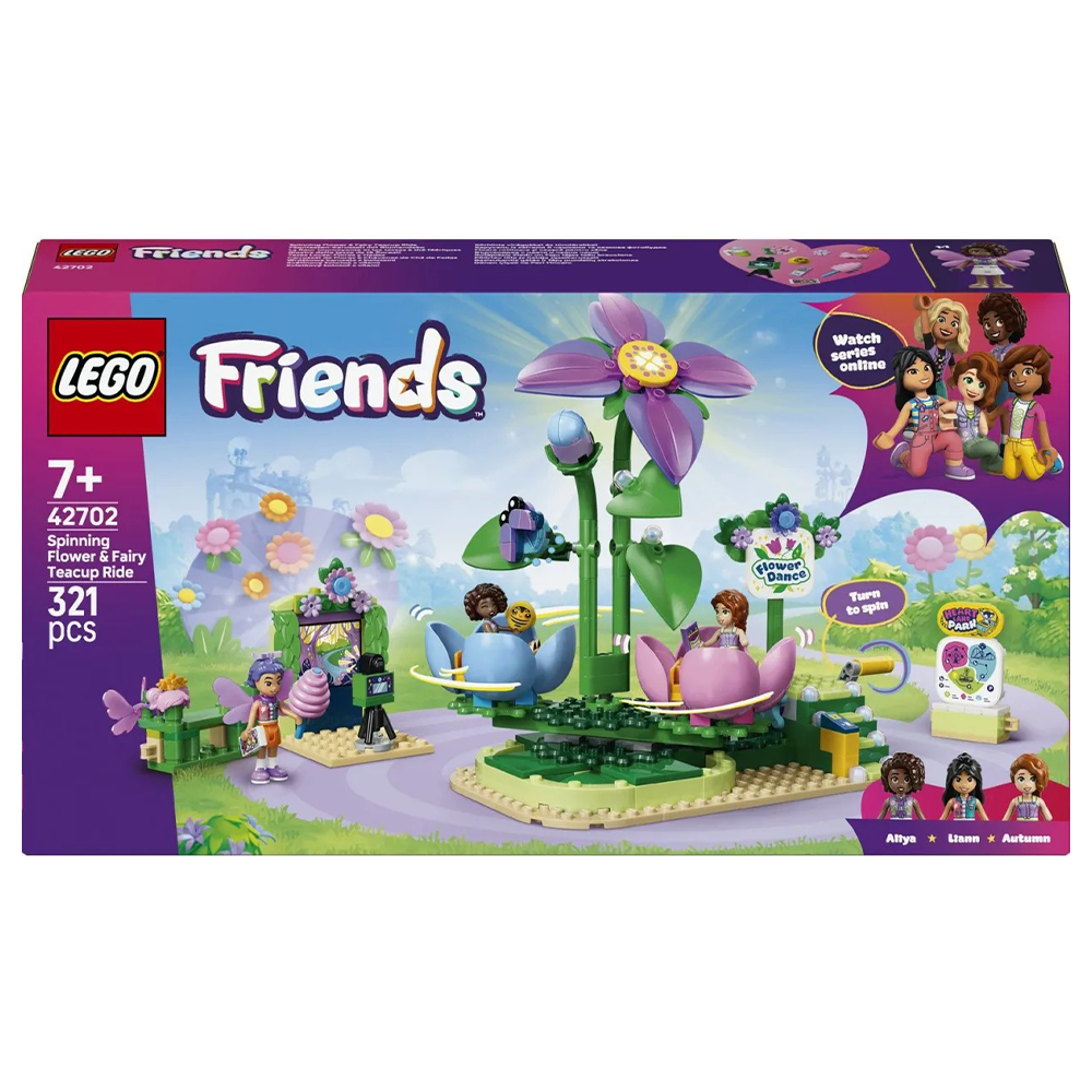 42702 Lego Friends Spinning Flower & Fairy Teacup Ride 