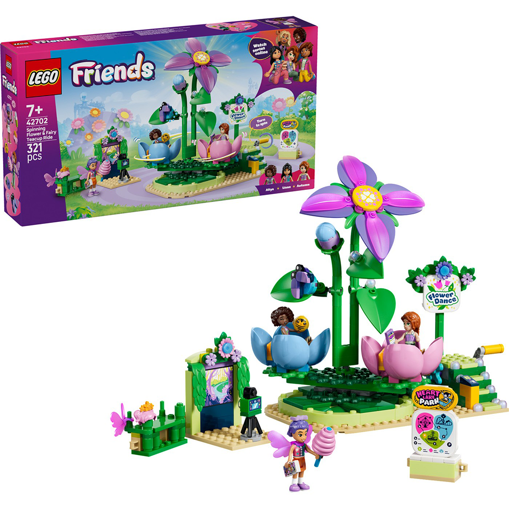 42702 Lego Friends Spinning Flower & Fairy Teacup Ride 