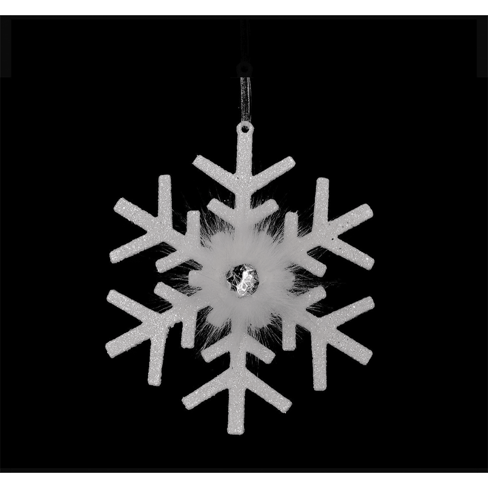 Διακοσμητικη Χιονονιφαδα Με Στρας 15 Εκ