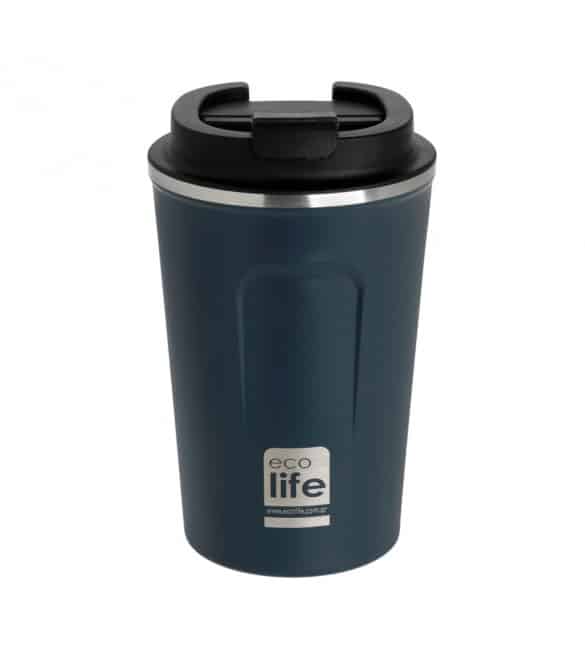 Ecolife Coffe Thermos Dark Blue 370 Ml