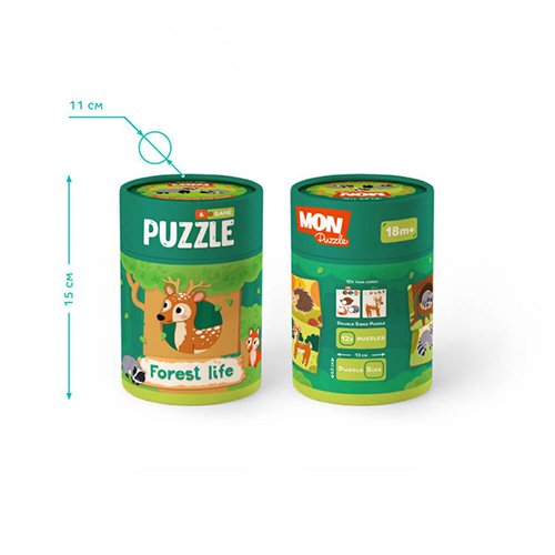 DodoMon Puzzle &Amp; Games Zoology For Babies – Η Ζωη Στο Δασος Do200108papell.gr