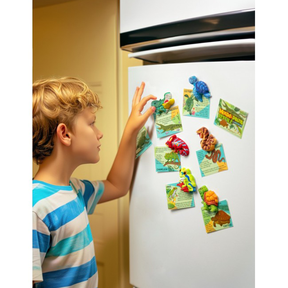 4M Κατασκευή Ερπετά Και Αμφίβια Μαγνητάκια/Καρφίτσες