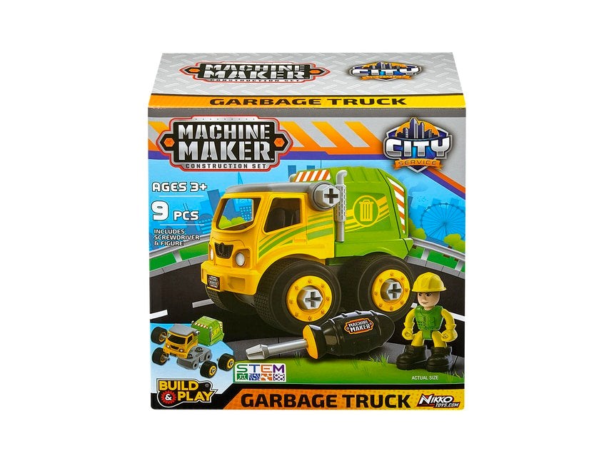 Machine Maker Φορτηγο Απορριματων - Υπηρεσια Καθαρισμος Πολης