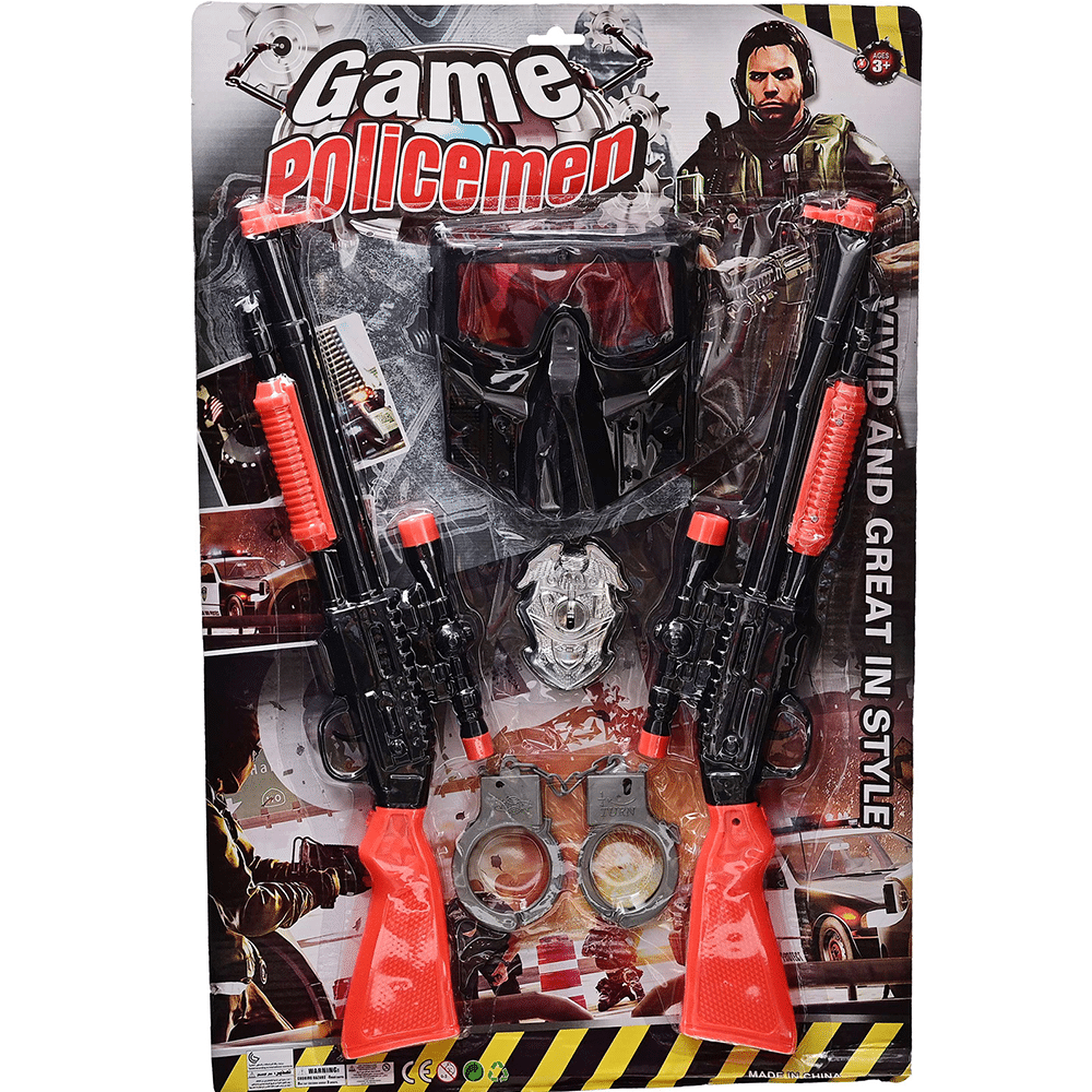 Police 2 Καραμπινες Με Μασκα