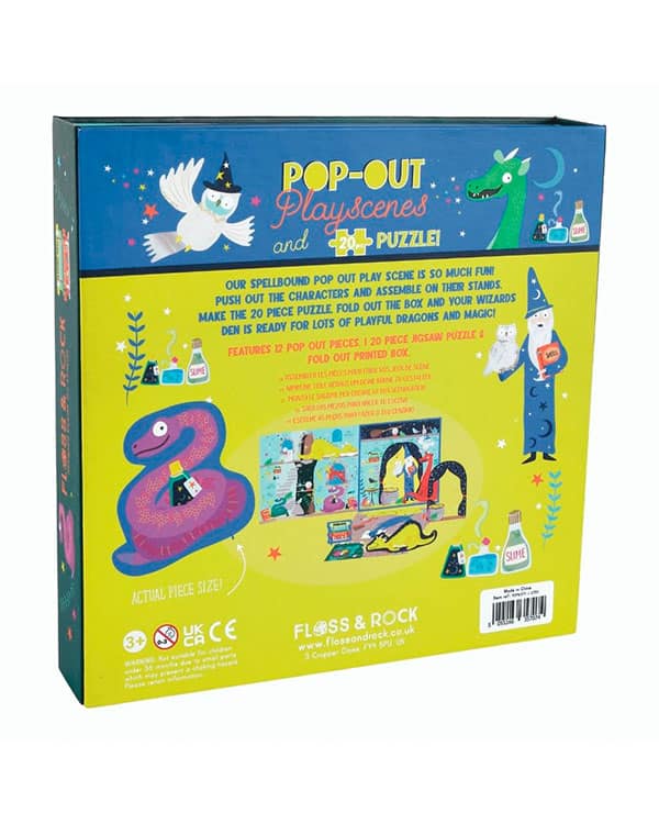 Floss &Amp; Rock – Pop- Out Σκηνικο Με Παζλ 20Τμχ. 