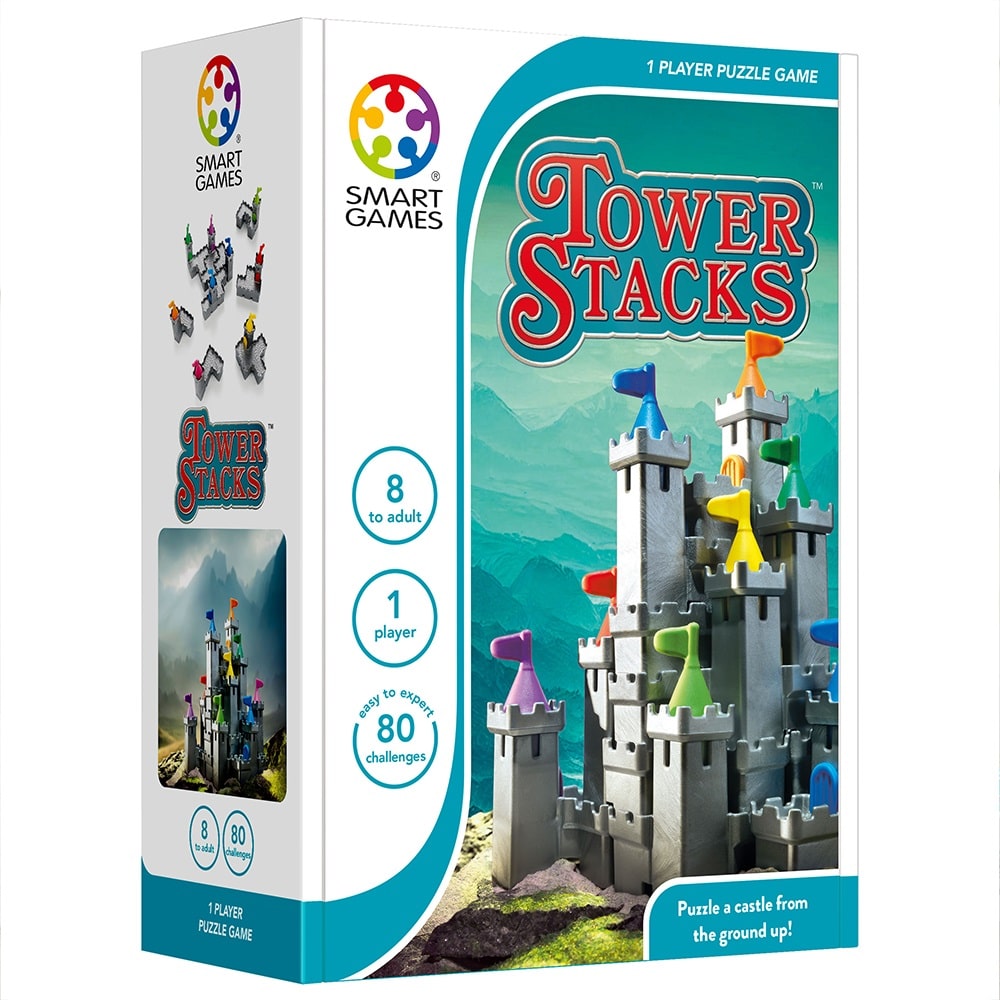 Smartgames Επιτραπεζιο Πυργοι Tower Stacks 80 Challenges