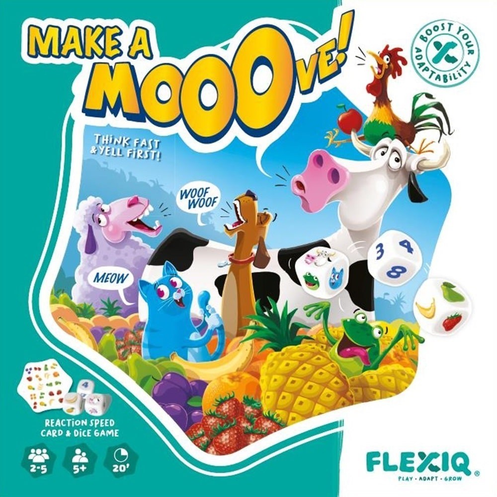 Flexi Q Επιτραπεζιο Παιχνιδι Με Ζαρι &Amp; Καρτες Κανε Μια Κινηση