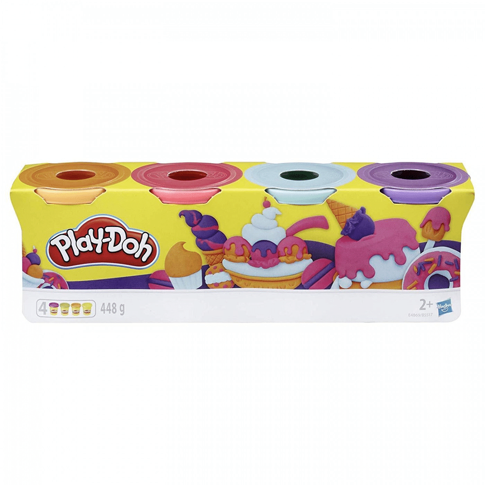 Hasbro Play-Doh Classic Color Sweets 4 Βαζακια