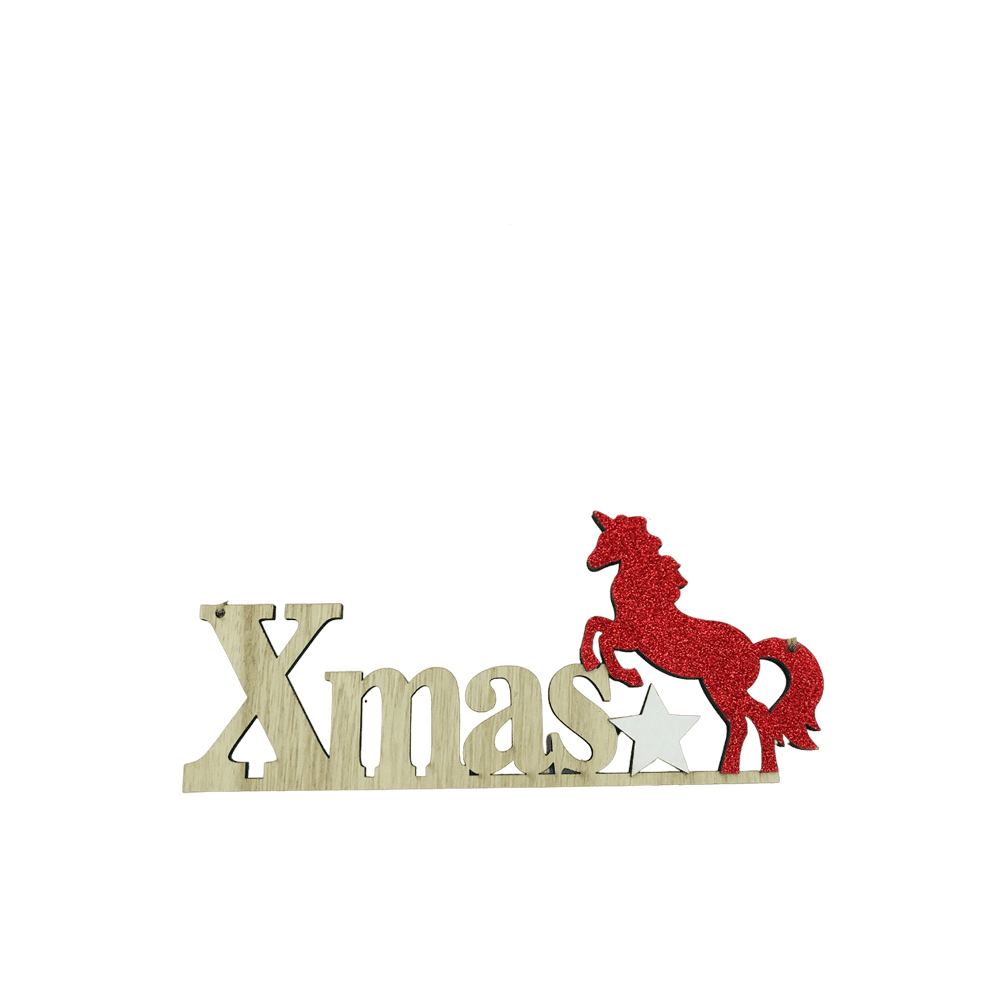 Ξυλινο Χριστουγεννιατικο Στολιδι Xmas 21X6 Ek