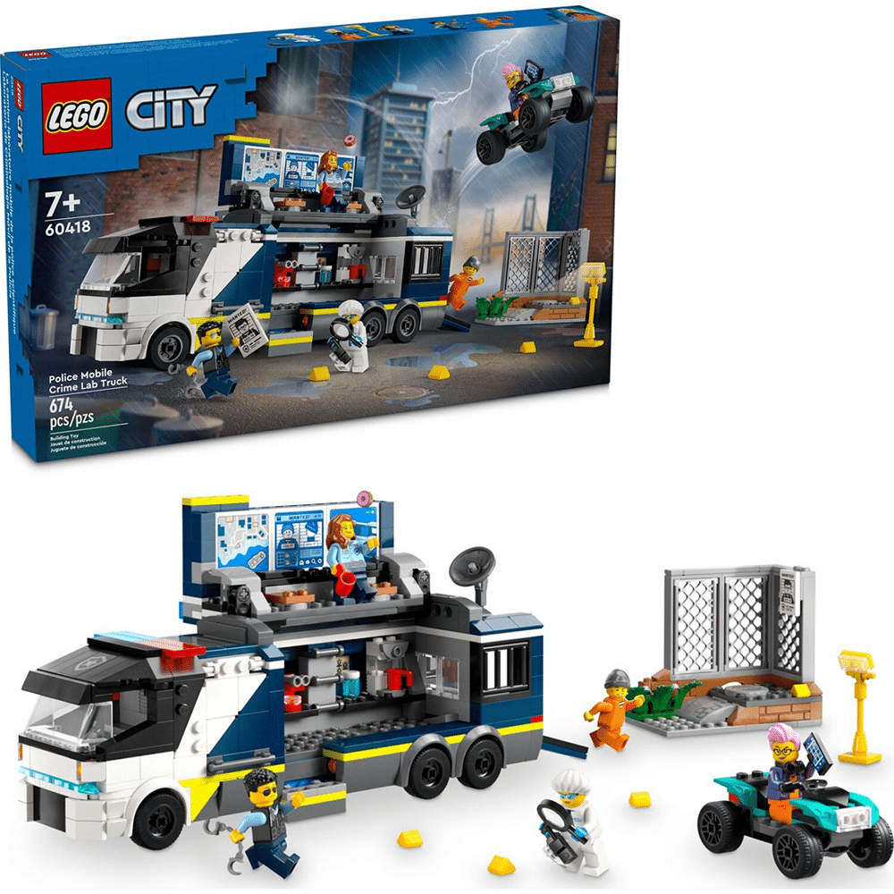 60418 Lego City Police Mobile Crime Lab Truck
