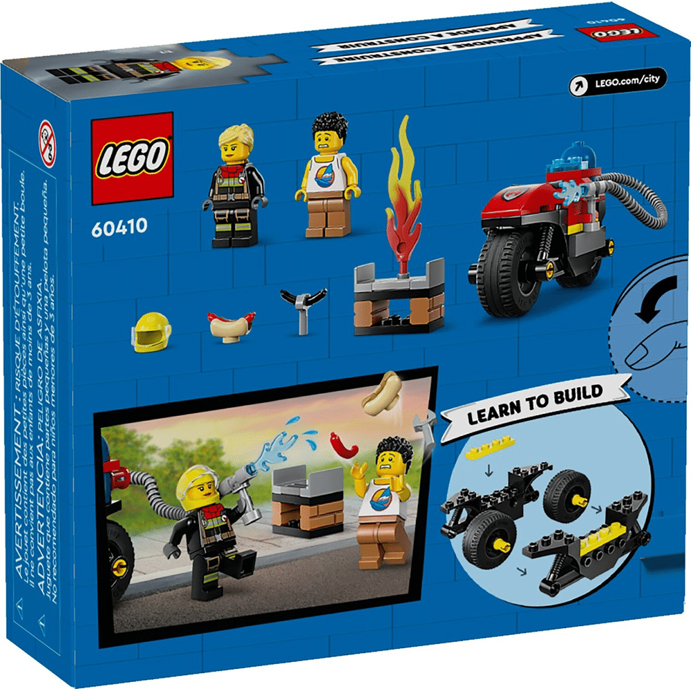 60410 Lego City Fire Rescue Motorcycle