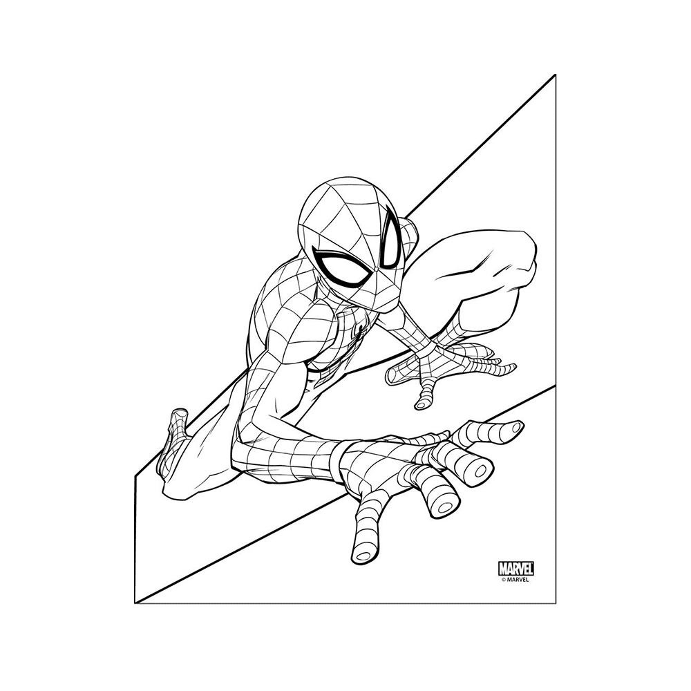 Προσχεδιασμενες Σελιδες Χρωματισμου 24Φ+1Σελ Αυτοκ+6Μαρκ Μινι Spiderman