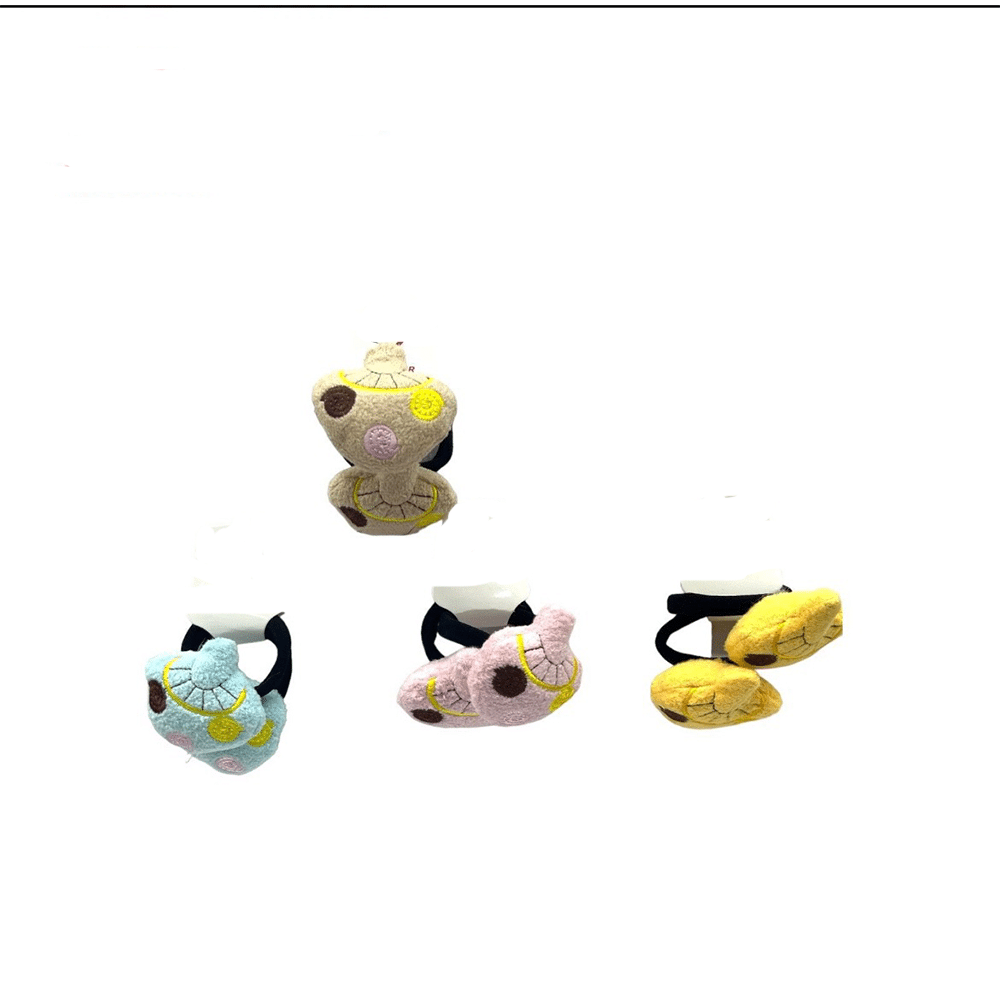 Λαστιχακια Μαλλιων Μανιιταρια 2 Τμχ 4 Χρωματα