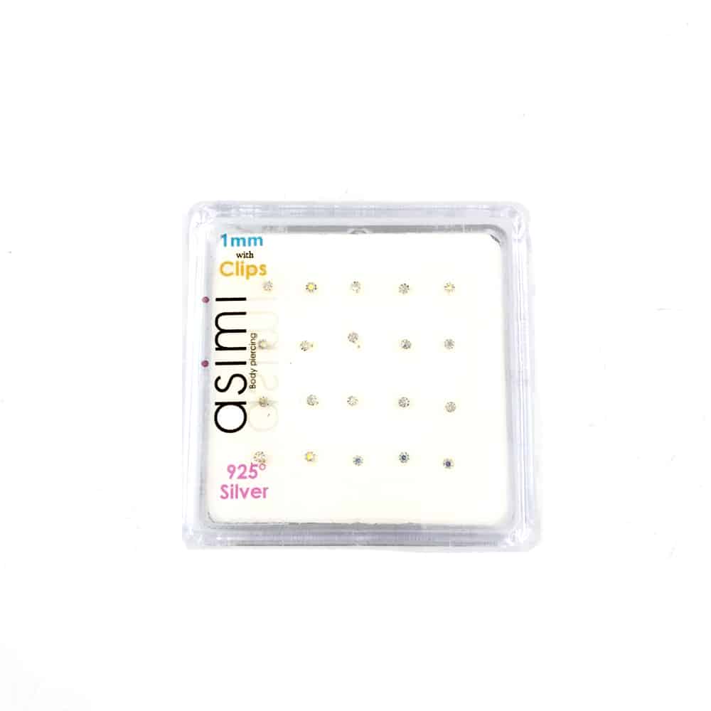 Ασημενιο Σκουλαρικι Μυτης 1,5Mm Ιριδα