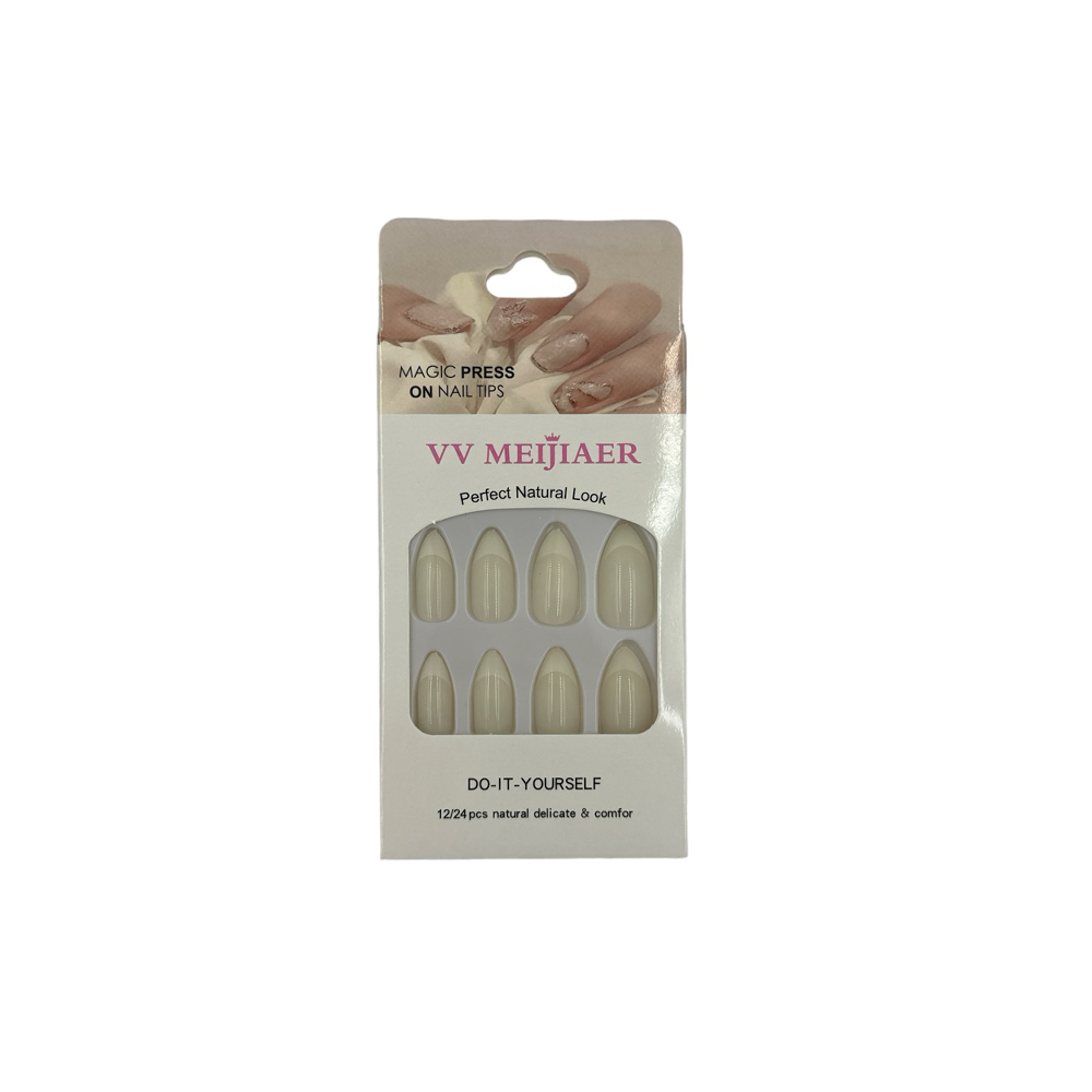 OEMΤεχνητά νύχια Γαλλικό Αμυγδαλωτό 12 τμχpapell.gr